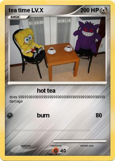 Pokemon tea time LV.X