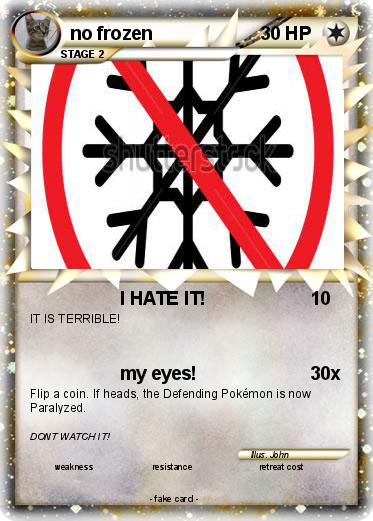 Pokemon no frozen