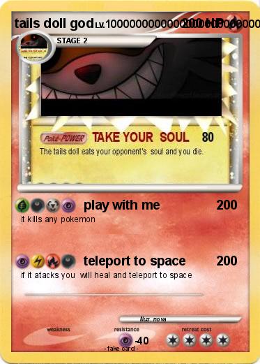Pokemon tails doll god