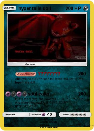 Pokemon hyper tails doll