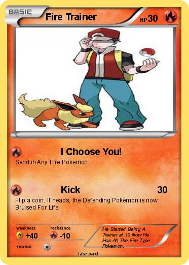 Pokemon Fire Trainer