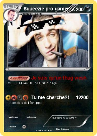 Pokemon Squeezie pro gamer