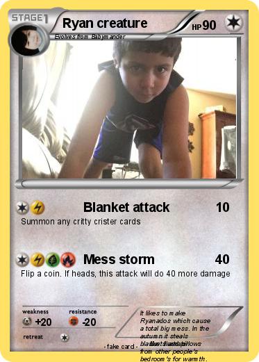 Pokemon Ryan creature