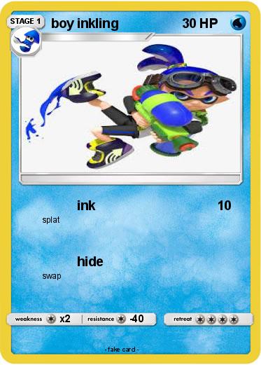 Pokemon boy inkling