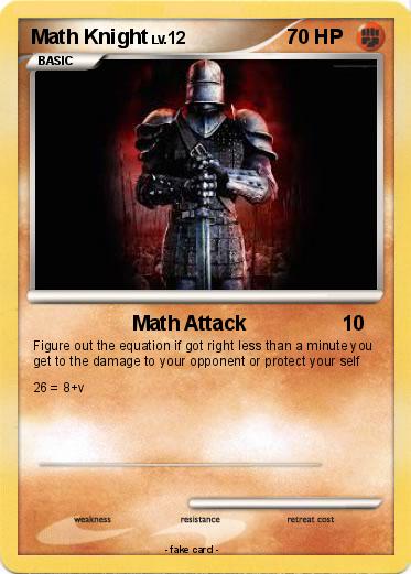 Pokemon Math Knight