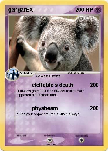 Pokemon gengarEX