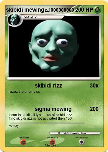 Pokemon skibidi mewing