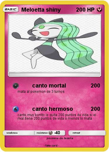 Pokemon Meloetta shiny