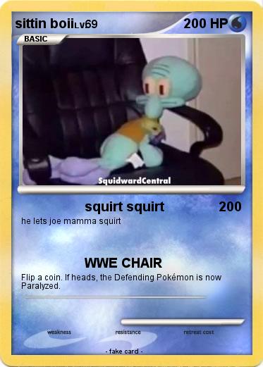 Pokemon sittin boii