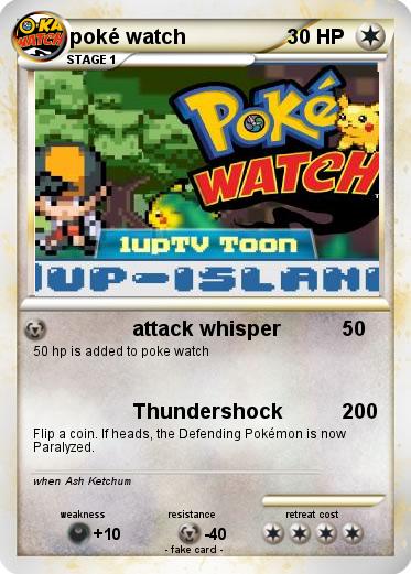 Pokemon poké watch