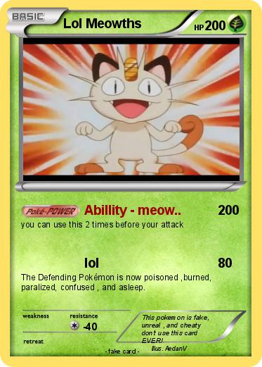Pokemon Lol Meowths