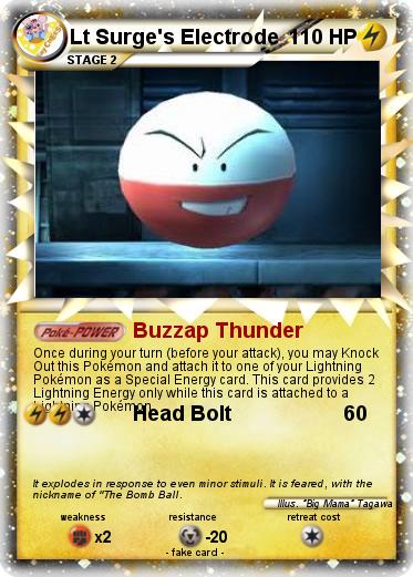 Pokemon Lt Surge's Electrode