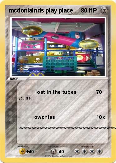 Pokemon mcdonlalnds play place