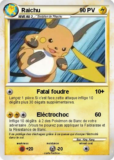 Pokemon Raichu