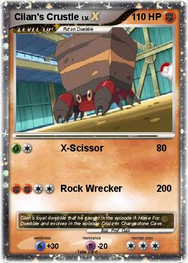 Pokemon Cilan's Crustle