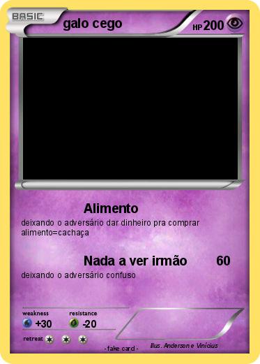 Pokemon galo cego