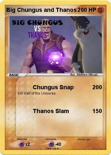 Pokemon Big Chungus and Thanos