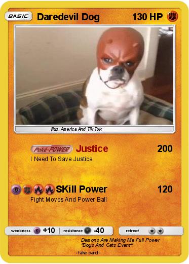 Pokemon Daredevil Dog