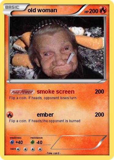 Pokemon old woman
