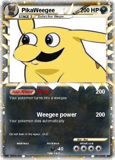 Pokemon PikaWeegee
