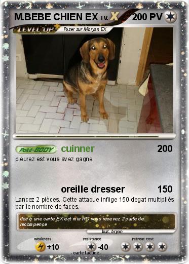 Pokemon M.BEBE CHIEN EX