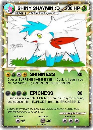 Pokemon SHINY SHAYMIN :D