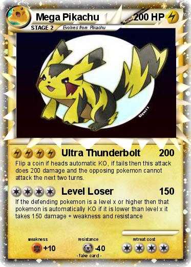 Pokemon Mega Pikachu