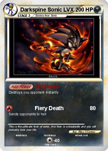 Pokemon Darkspine Sonic LVX
