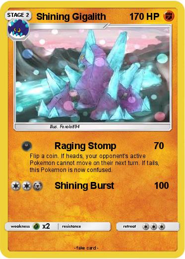 Pokemon Shining Gigalith