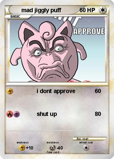 Pokemon mad jiggly puff