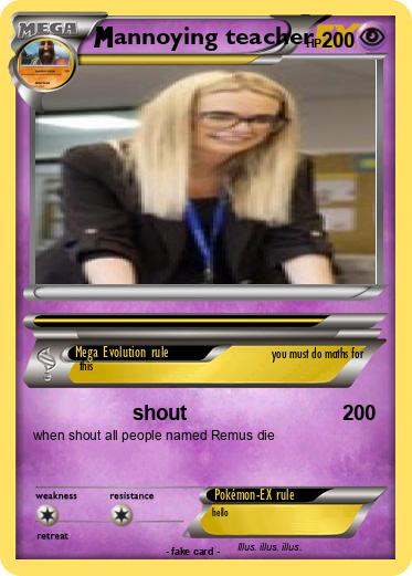 Pokemon annoying teacher