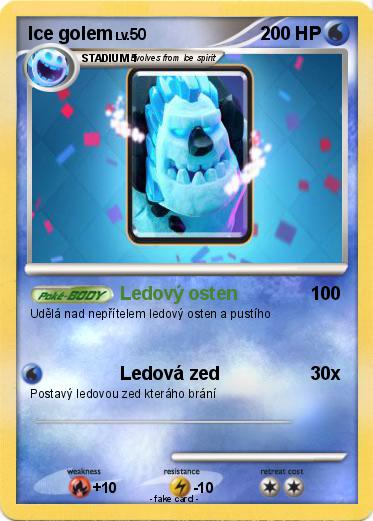 Pokemon Ice golem
