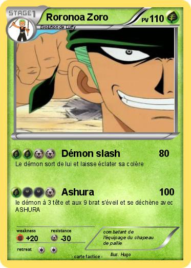Pokemon Roronoa Zoro