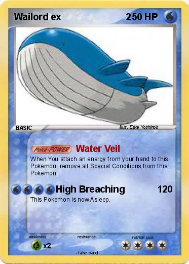 Pokemon Wailord ex                         2