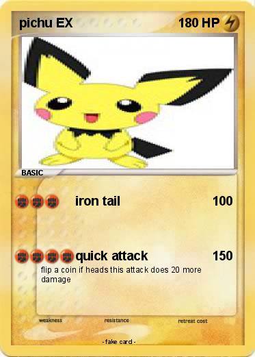 Pokemon pichu EX