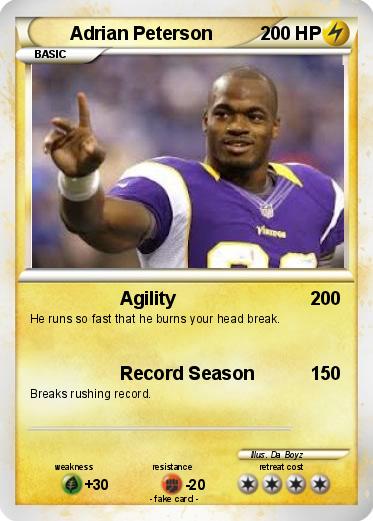 Pokemon Adrian Peterson