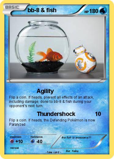 Pokemon bb-8 & fish