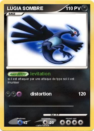 Pokemon LUGIA SOMBRE
