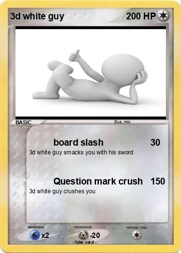 Pokemon 3d white guy