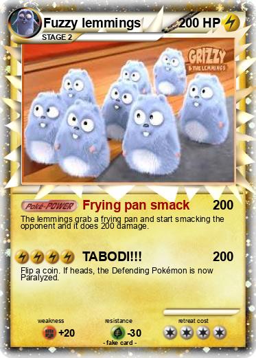 Pokemon Fuzzy lemmings