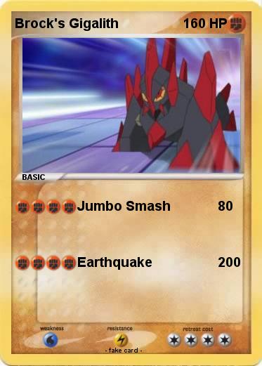 Pokemon Brock's Gigalith