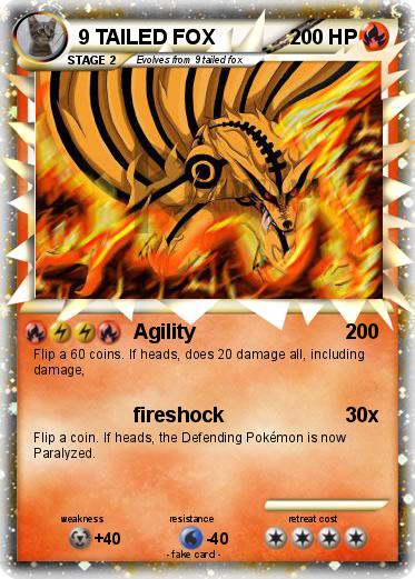 Pokemon 9 TAILED FOX