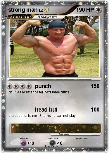 Pokemon strong man
