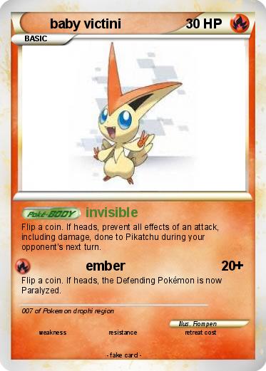 Pokemon baby victini