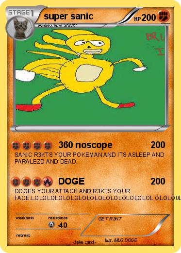 Pokemon super sanic