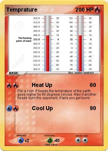 Pokemon Temprature