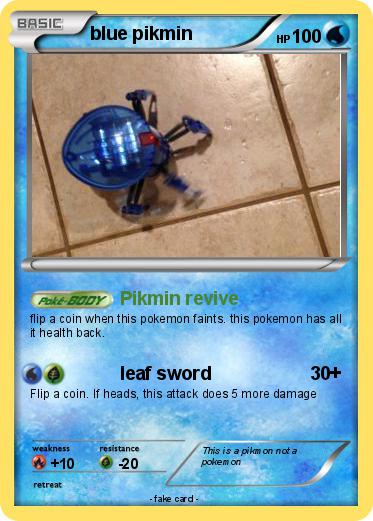 Pokemon blue pikmin