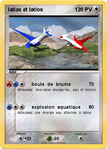 Pokemon latias et latios