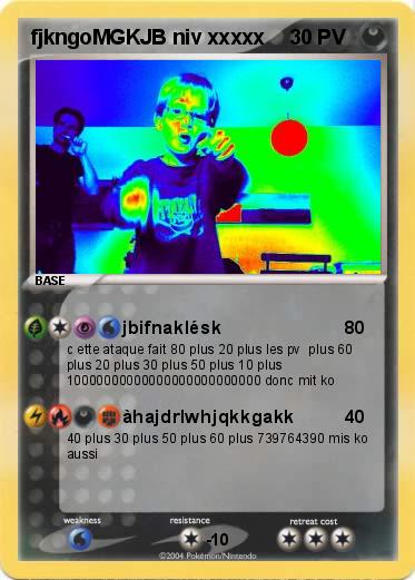 Pokemon fjkngoMGKJB niv xxxxx