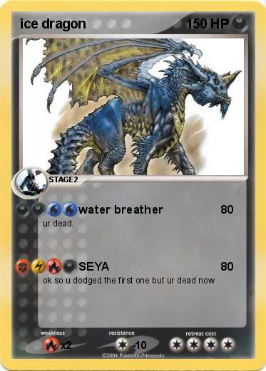 Pokemon ice dragon